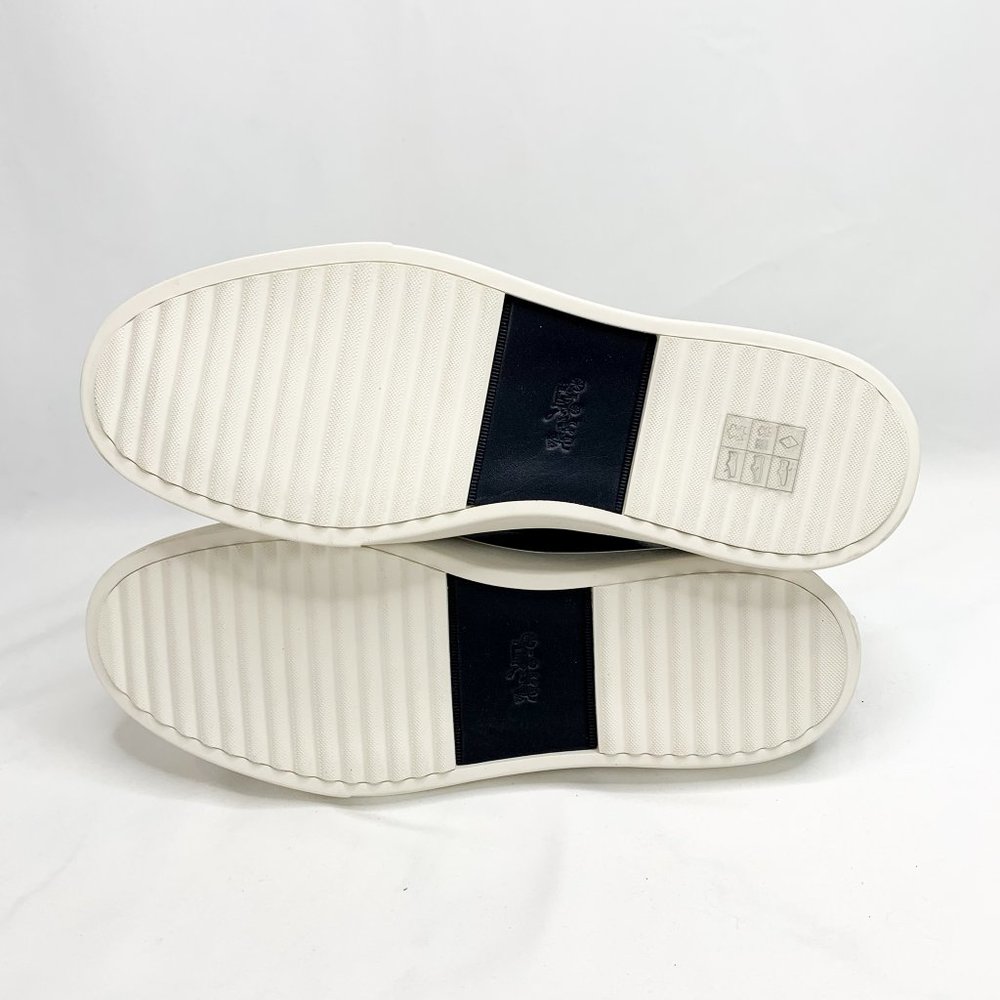 COACH C114 Lo Top Sneaker Navy 10.5 D Mens Leather - Picture 8 of 8
